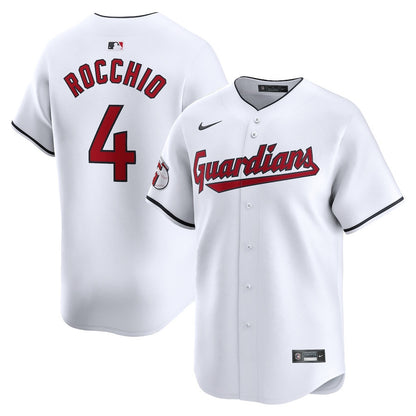 Brayan Rocchio 4 Cleveland Guardians Home Limited Player Men Jersey - White