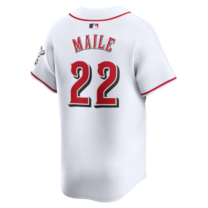 Luke Maile 22 Cincinnati Reds Home Limited Player Men Jersey - White