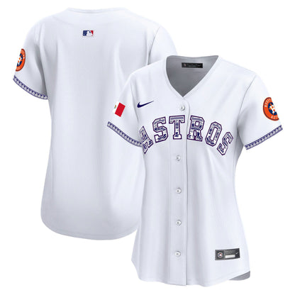 Houston Astros Mexico Women Jersey - White