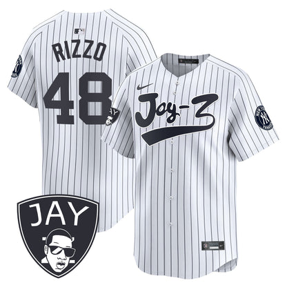 Anthony Rizzo 48 New York Yankees Jay-Z Men Jersey - White