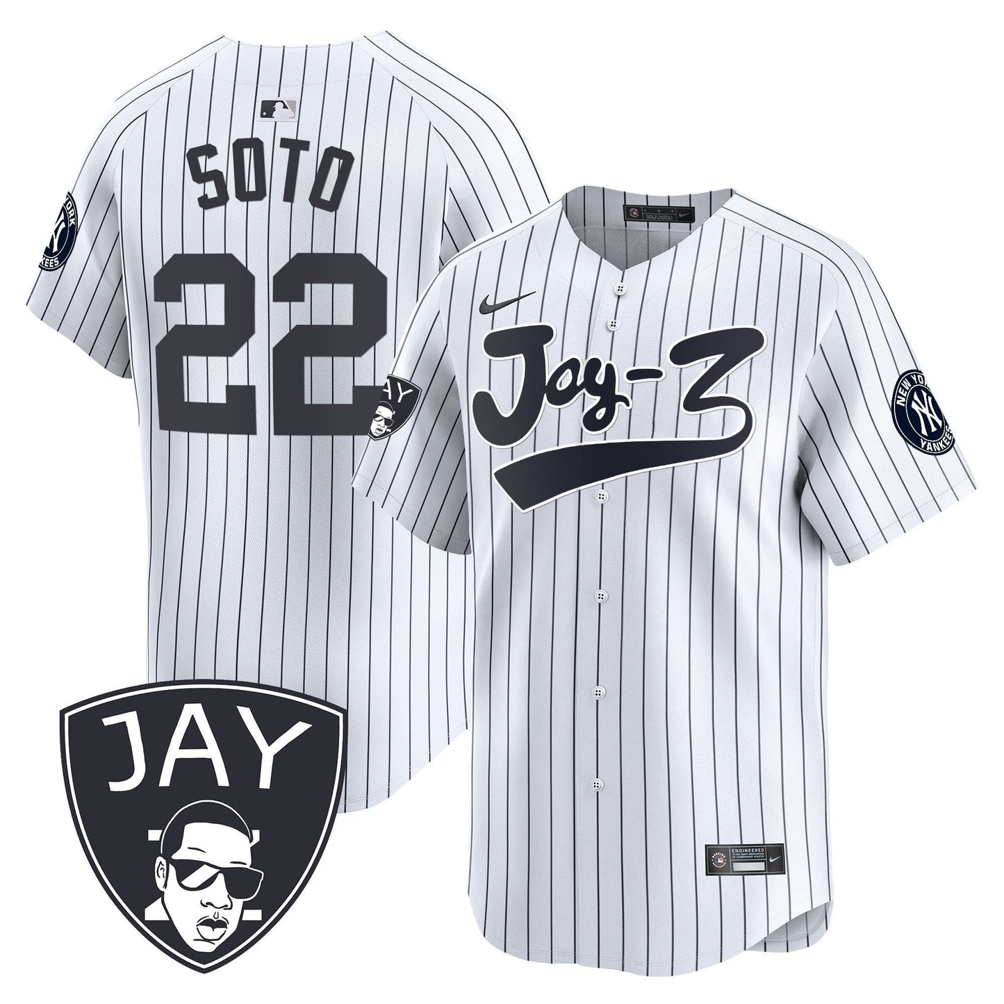 Juan Soto 22 New York Yankees Jay-Z Men Jersey - White