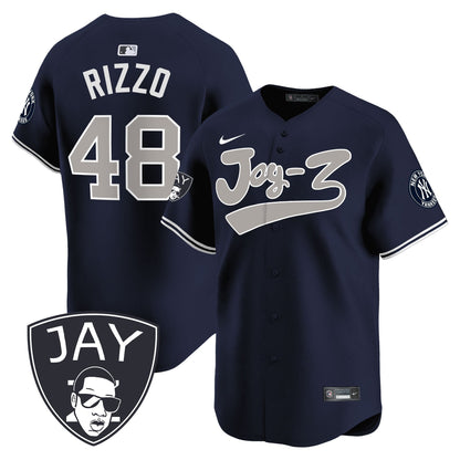 Anthony Rizzo 48 New York Yankees Jay-Z Men Jersey - Navy