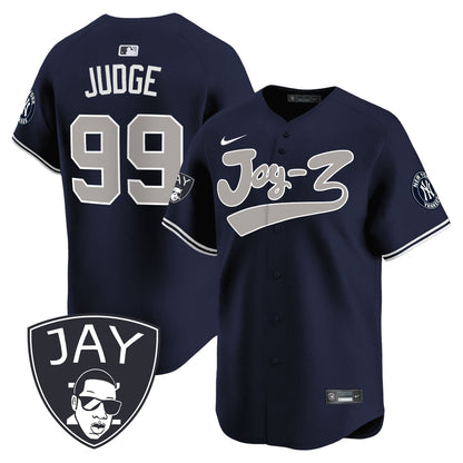 Aaron Judge 99 New York Yankees Jay-Z Men Jersey - Navy