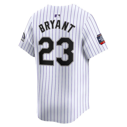 Kris Bryant 23 Colorado Rockies 2024 MLB World Tour Mexico City Series Home Limited Jersey - White