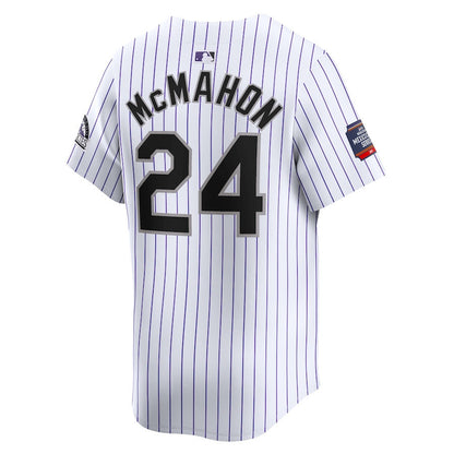 Ryan McMahon 24 Colorado Rockies 2024 MLB World Tour Mexico City Series Home Limited Jersey - White