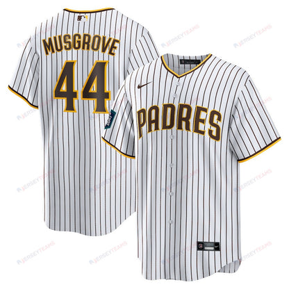 Joe Musgrove 44 San Diego Padres 2024 MLB World Tour Seoul Series Home Jersey - White