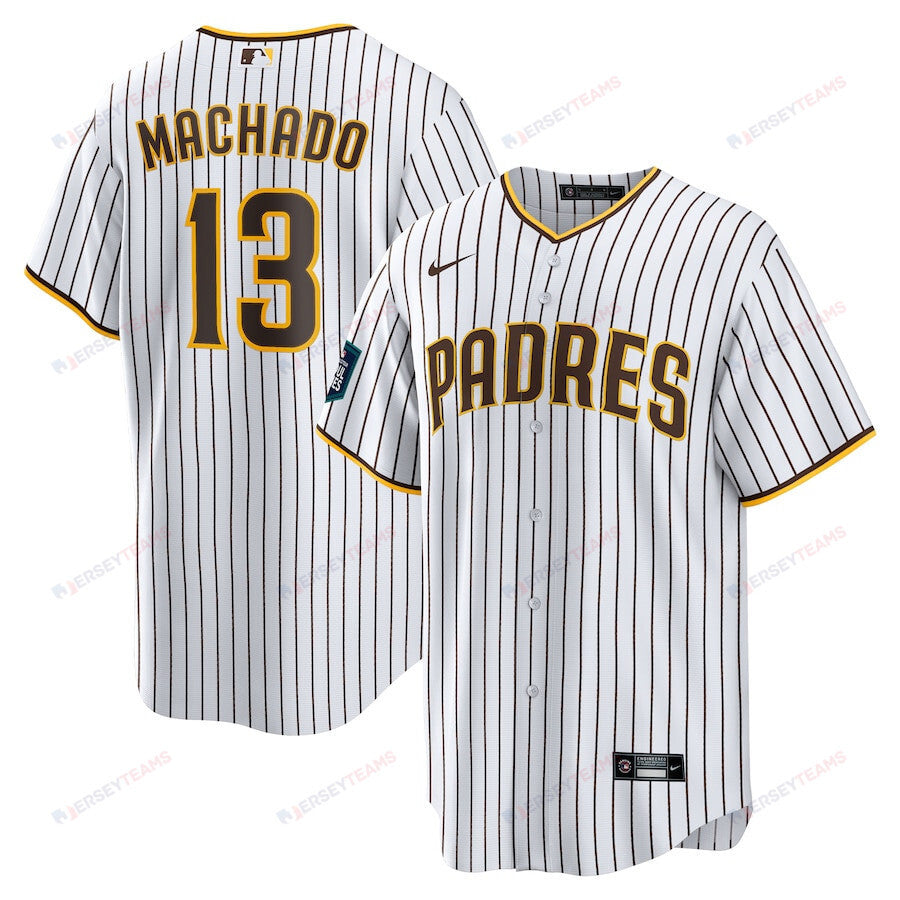 Manny Machado 13 San Diego Padres 2024 MLB World Tour Seoul Series Home Jersey - White