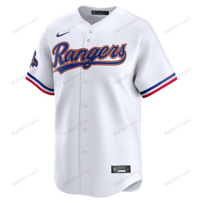 Nathaniel Lowe 30 Texas Rangers 2024 Gold Collection Limited Jersey - White