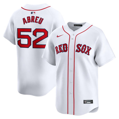 Wilyer Abreu 52 Boston Red Sox Home Limited Men Jersey - White