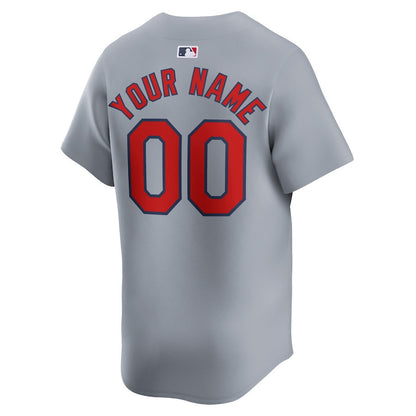 St. Louis Cardinals Away Limited Custom Men Jersey - Gray