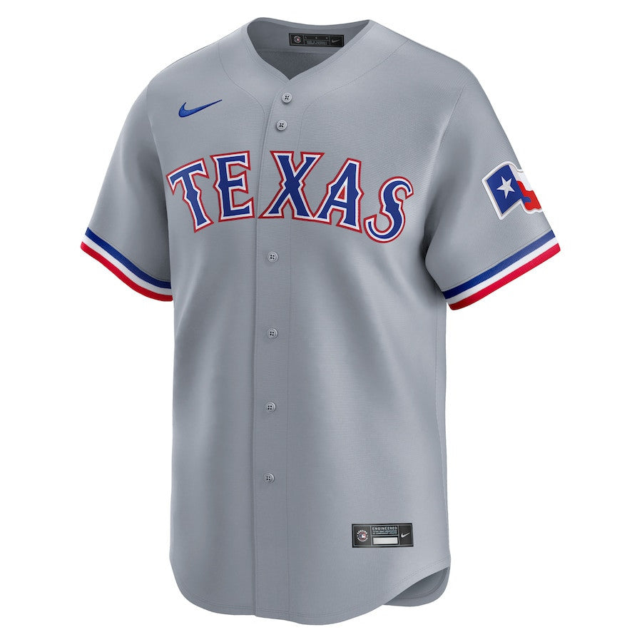 Evan Carter 32 Texas Rangers Away Limited Men Jersey - Gray