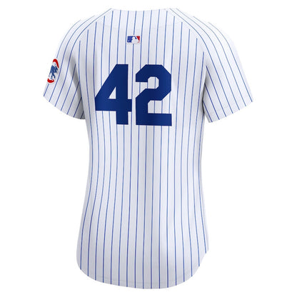 Chicago Cubs 2024 Jackie Robinson Day Home Limited Women Jersey - White