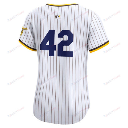 San Diego Padres 2024 Jackie Robinson Day Home Limited Women Jersey - White