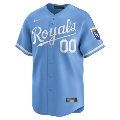 Kansas City Royals Alternate Limited Custom Men Jersey - Light Blue