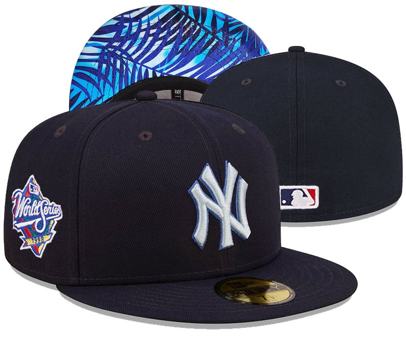 New York Yankees World Series 1998 Patch 59FIFTY Snapback Hat - Navy