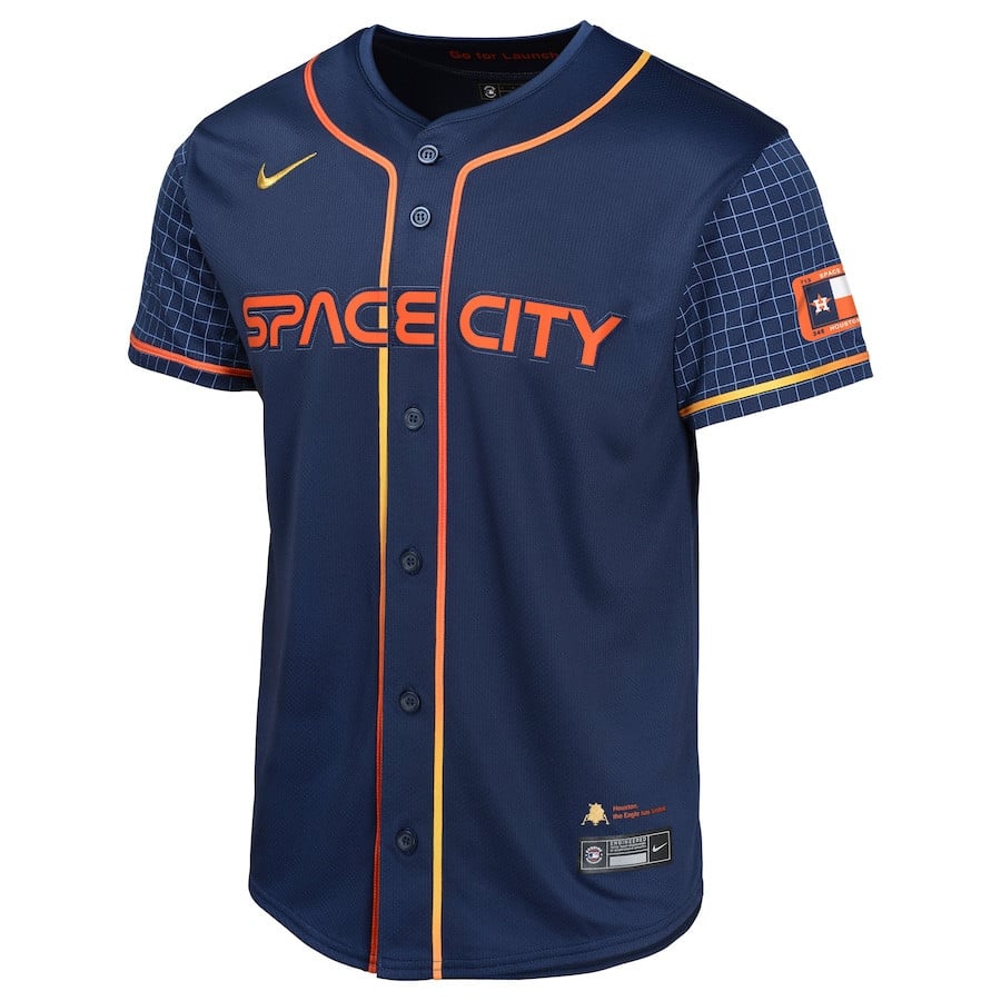 Alex Bregman 2 Houston Astros City Connect Limited YOUTH Jersey - Navy