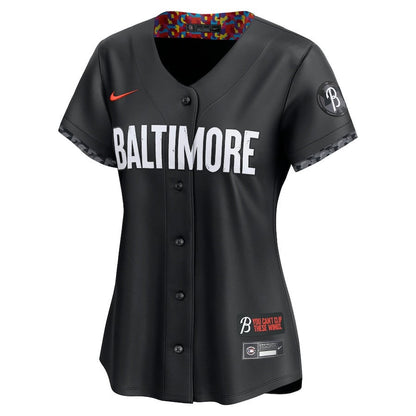 Adley Rutschman 35 Baltimore Orioles City Connect Limited Women Jersey - Black