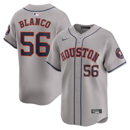 Ronel Blanco 56 Houston Astros Away Limited Men Jersey - Gray
