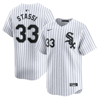 Max Stassi 33 Chicago White Sox Home Limited Men Jersey - White