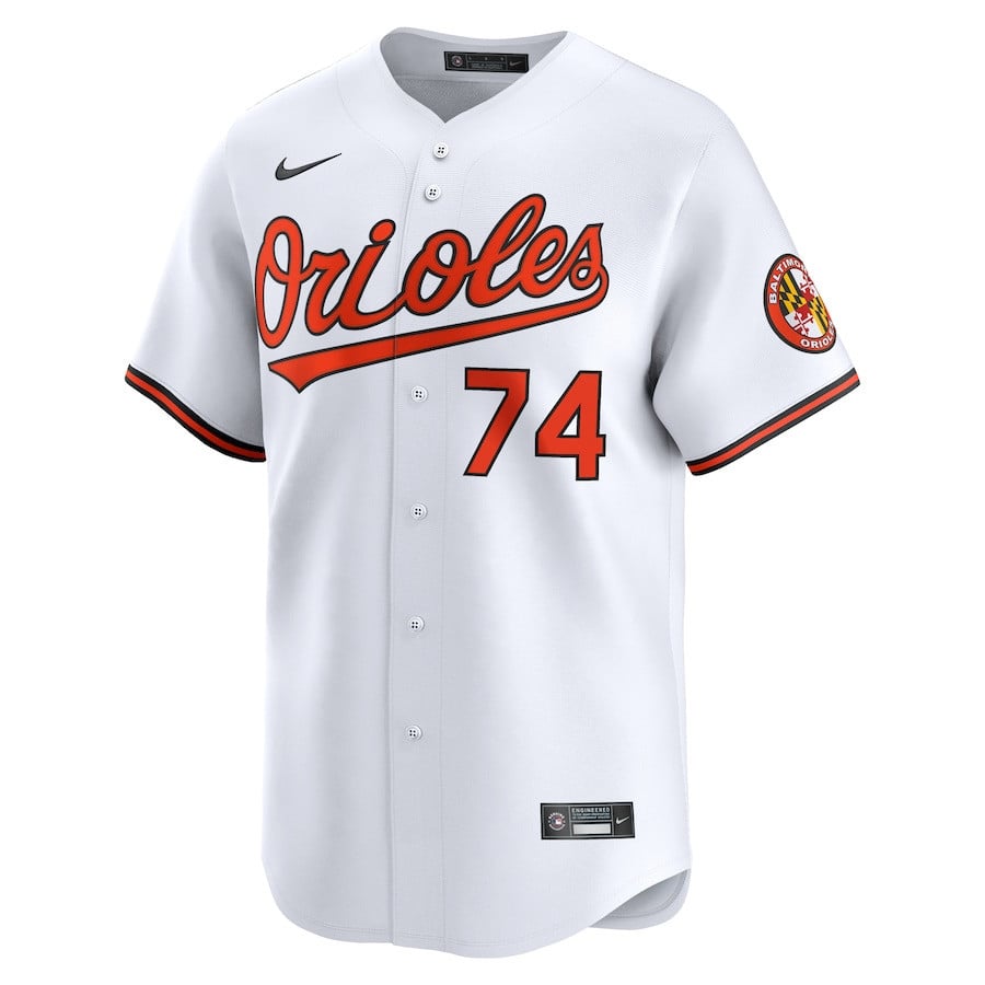 Felix Bautista 74 Baltimore Orioles Home Limited Men Jersey - White