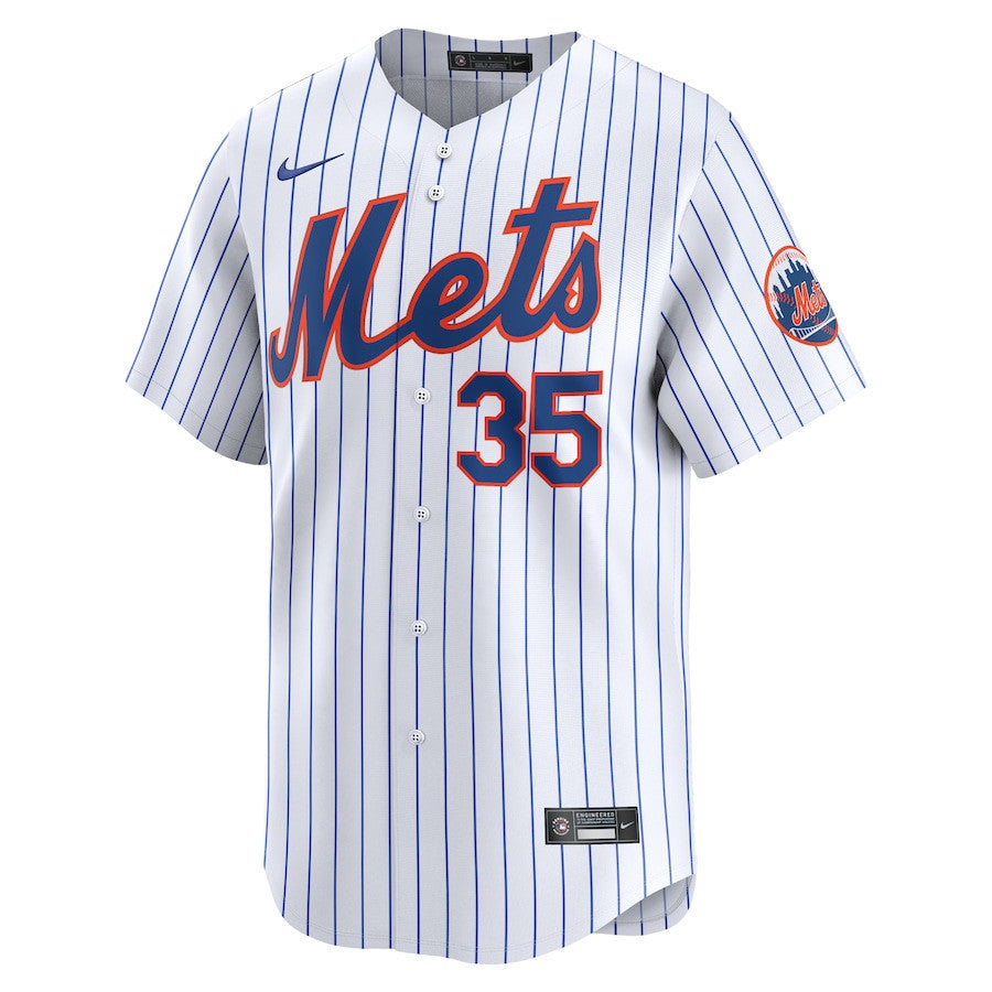 Adrian Houser 35 New York Mets Home Limited Men Jersey - White