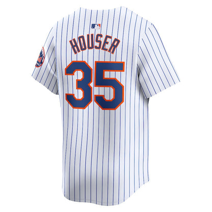 Adrian Houser 35 New York Mets Home Limited Men Jersey - White