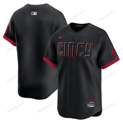 Cincinnati Reds City Connect Men Jersey - Black