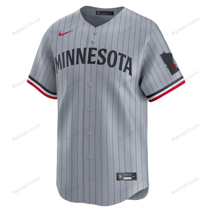 Minnesota Twins Road Limited Men Jersey - Gray