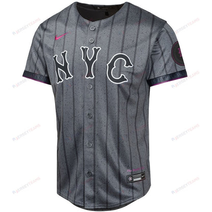 New York Mets 2024 City Connect Limited YOUTH Jersey - Graphite