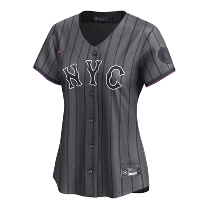 New York Mets 2024 City Connect Limited Women Jersey - Graphite