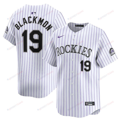Charlie Blackmon 19 Colorado Rockies Home Limited Player YOUTH Jersey - White