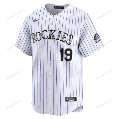 Charlie Blackmon 19 Colorado Rockies Home Limited Player YOUTH Jersey - White
