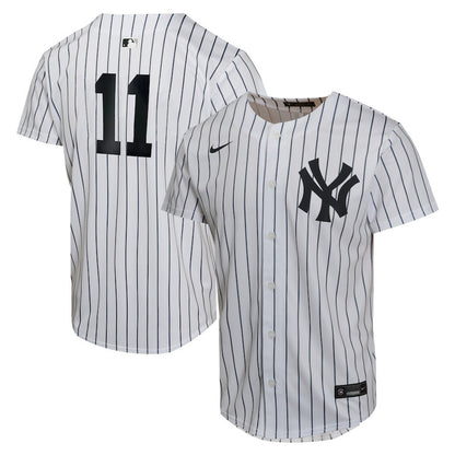 Anthony Volpe 11 New York Yankees Home Game Player YOUTH Jersey - White