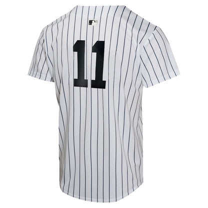 Anthony Volpe 11 New York Yankees Home Game Player YOUTH Jersey - White