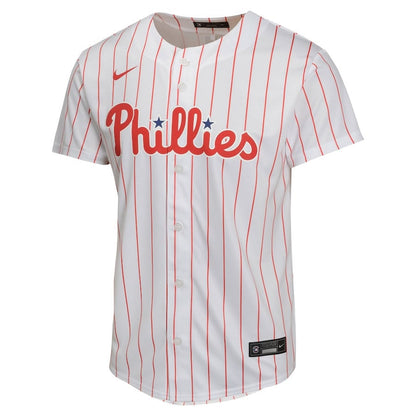J.T. Realmuto 10 Philadelphia Phillies Home Game Player YOUTH Jersey - White