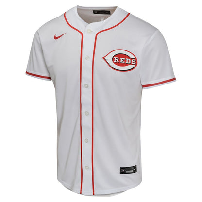 Elly De La Cruz 44 Cincinnati Reds Home Game Player YOUTH Jersey - White