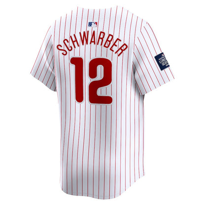 Kyle Schwarber 12 Philadelphia Phillies 2024 MLB World Tour London Series Home Limited Player Men Jersey - White