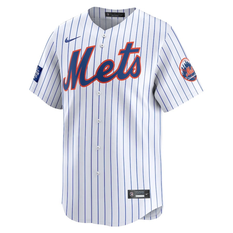 New York Mets 2024 MLB World Tour London Series Home Limited Men Jersey - White