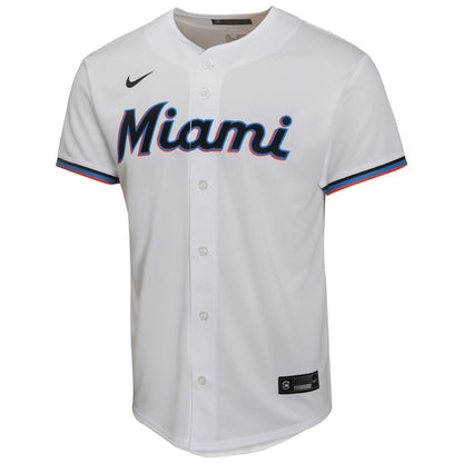 Jazz Chisholm Jr. 2 Miami Marlins Home Game YOUTH Jersey - White