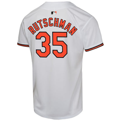 Adley Rutschman 35 Baltimore Orioles Home Game YOUTH Jersey - White