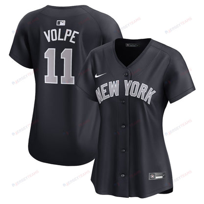 Anthony Volpe 11 New York Yankees Alternate Limited Women Jersey - Navy