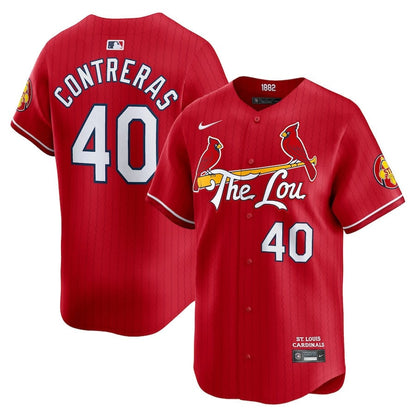 Willson Contreras 40 St. Louis Cardinals 2024 City Connect Limited Men Jersey - Red