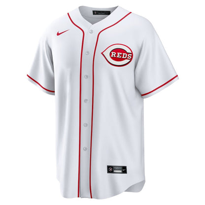 Matt McLain 9 Cincinnati Reds Home Men Jersey - White