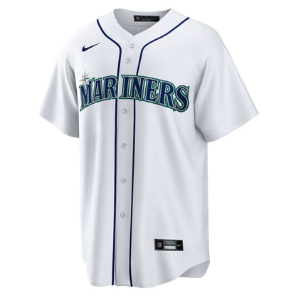 George Kirby 68 Seattle Mariners Home Men Jersey - White