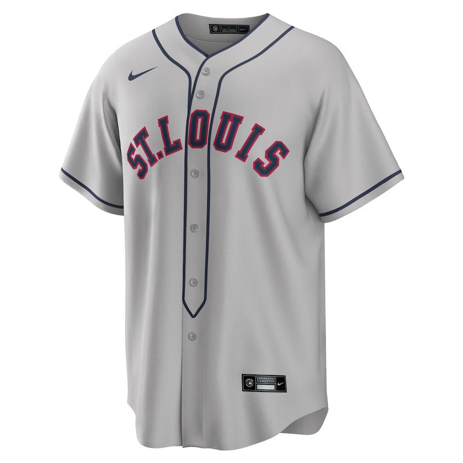 Lars Nootbaar 21 St. Louis Cardinals 2024 Rickwood Classic Player Men Jersey - Gray