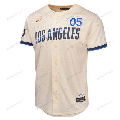 Freddie Freeman 5 Los Angeles Dodgers 2024 City Connect Limited Youth Jersey - Cream