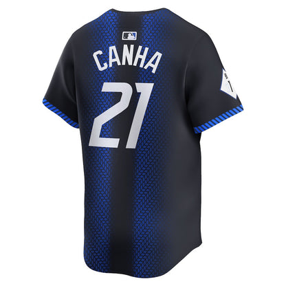 Mark Canha 21 Detroit Tigers 2024 City Connect Limited Men Jersey - Navy