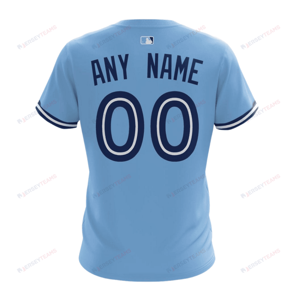 Toronto Blue Jays 2024/25 Alternate Kits Custom AOP T-Shirt - Sky Blue