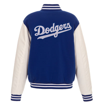 Los Angeles Dodgers Reversible Fleece Full-Snap Jacket - Men's Royal