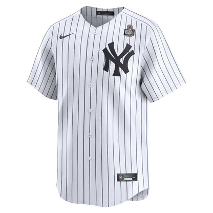 Aaron Judge 99 New York Yankees 2024 World Series Home Limited Men Jersey - White